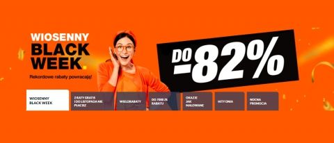 Promocja WIOSENNY BLACK WEEK w RTV EURO AGD