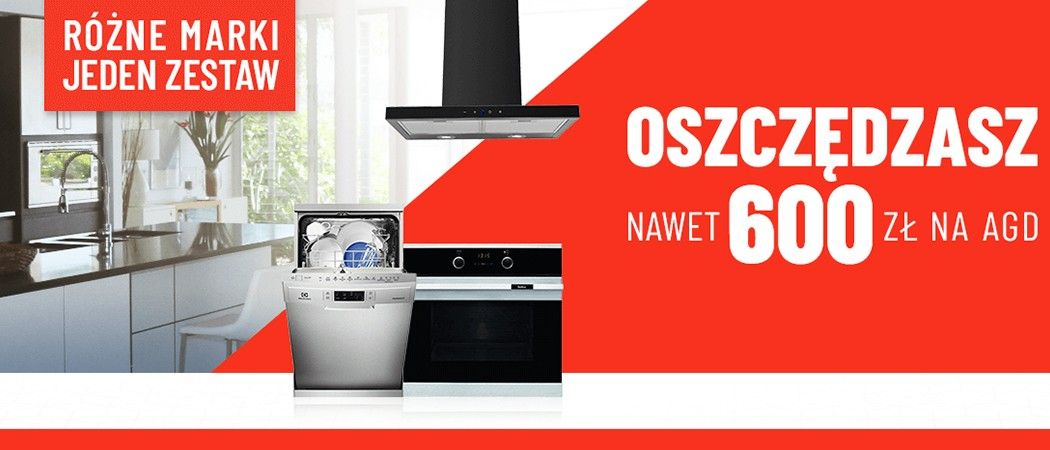 Promocja na AGD w Neo24 - kup wybrany zestaw sprzęt&oacute;w AGD i odbierz nawet do 600 zł rabatu!