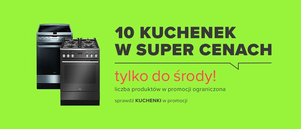 Promocja Neonet na kuchenki - kup jeszcze taniej promocyjną kuchenkę!