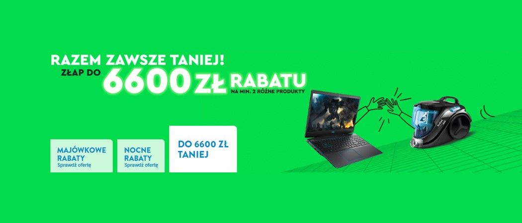 Promocja RAZEM ZAWSZE TANIEJ! w Ole Ole - kup taniej wybrane AGD!
