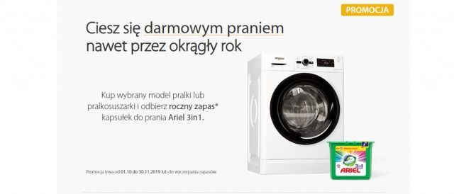 Promocja WHIRLPOOL w RTV EURO AGD