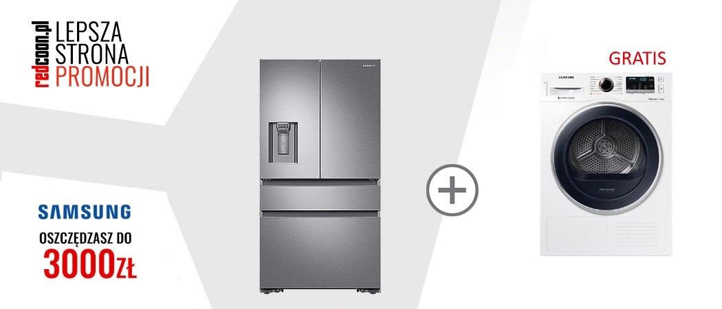 Kup lod&oacute;wkę SAMSUNG i odbierz pralkę lub suszarkę gratis w REDCOON!