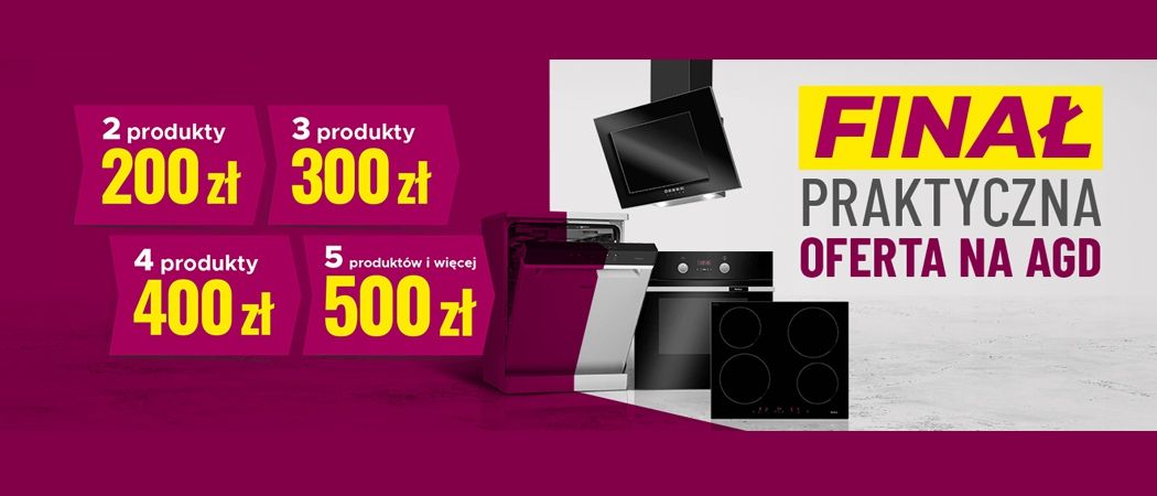 Finał promocji PRAKTYCZNA OFERTA NA AGD w Neo24 - kup wybrane AGD taniej z kodem rabatowym!