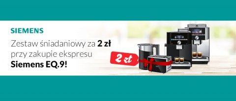 Promocja na ekspresy SIEMENS w RTV EURO AGD