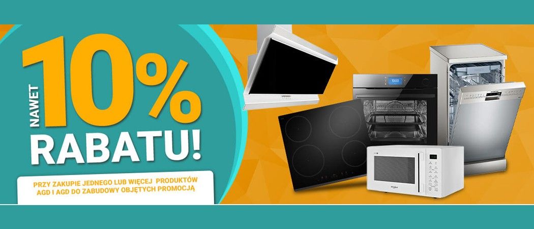 Promocja Avans na AGD - kup promocyjne AGD lub/i AGD do zabudowy taniej z kodem rabatowym!