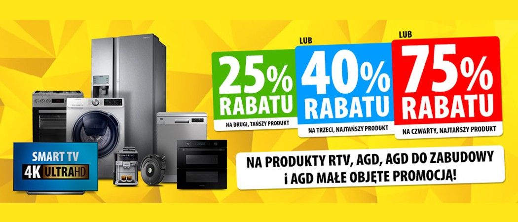 Promocja "Im więcej, tym taniej" w Media Expert - kup wybrany sprzęt AGD nawet do 75% taniej!