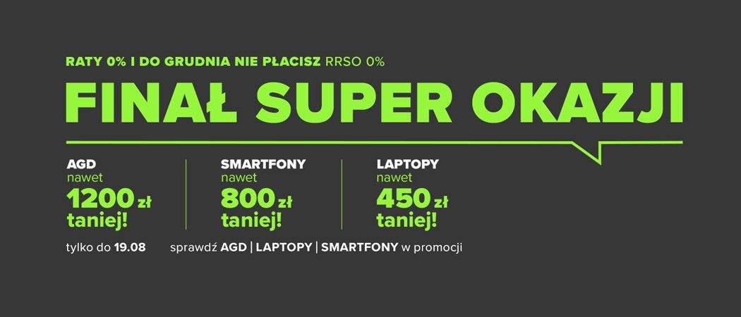 Promocja FINAŁ SUPER OKAZJI w Neonet - kup wybrane AGD taniej z kodem rabatowym!