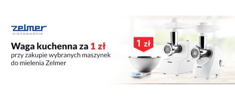 Promocja na maszynki do mielenia Zelmer w RTV EURO AGD