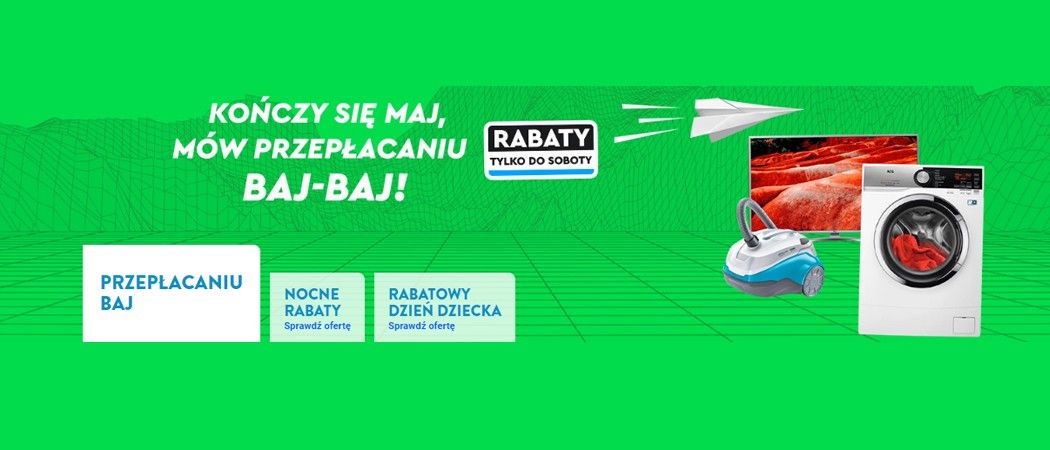 Promocja PRZEPŁACANIU BAJ w Ole Ole - kup jeszcze taniej promocyjne AGD!