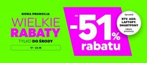 Promocja "Wielkie rabaty" w NEONET