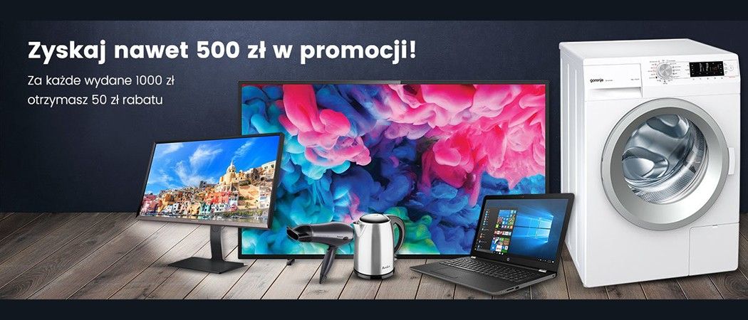 Promocja Zadowolenie na AGD - kup nawet do 500 zł taniej wybrane AGD!
