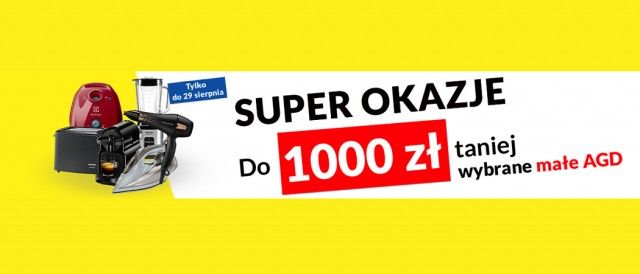 Promocja na małe AGD w RTV EURO AGD