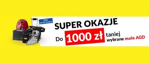 Promocja na małe AGD w RTV EURO AGD