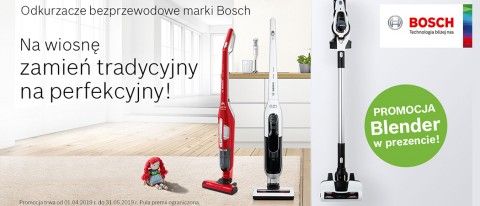 Promocja na odkurzacze BOSCH 