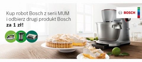 Promocja na roboty kuchenne BOSCH w NEONET