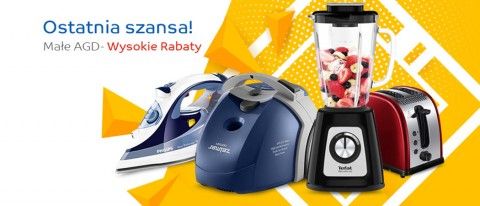 Promocja "Małe AGD - Wysokie rabaty"  w eMAG