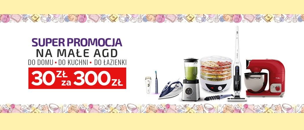 Promocja 30 ZŁ ZA 300 ZŁ w Neo24 - kup jeszcze taniej wybrane małe AGD!