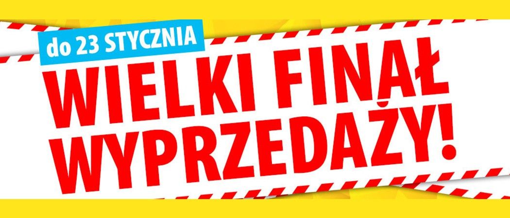 Kup sprzęt AGD z dodatkowym rabatem w promocji "Wielki finał wyprzedaży" w Media Expert!