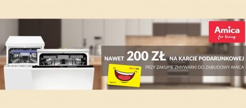 Promocja na zmywarki AMICA w RTV EURO AGD
