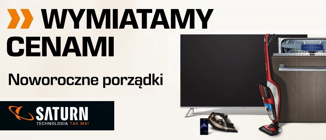 Noworoczna wyprzedaż w SATURN - kup AGD z ekstra zniżką!