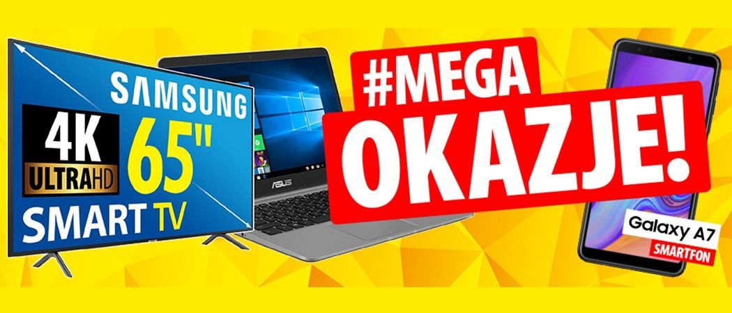 Kup wybrany sprzęt z dodatkowym rabatem w promocji "Mega okazje" w Media Expert!