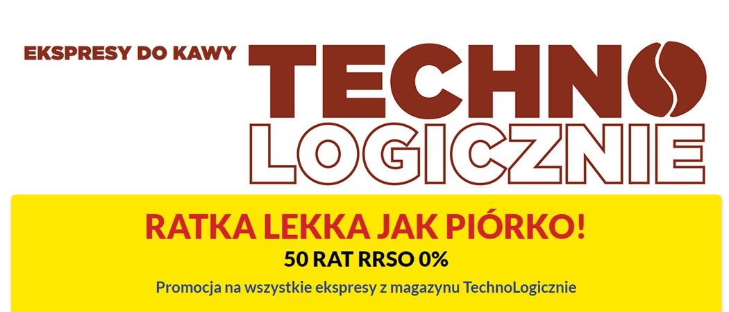 Promocja "RATKA LEKKA JAK PI&Oacute;RKO!" - 50 darmowych rat na ekspresy w RTV EURO AGD!