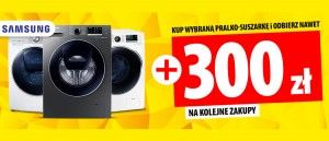Promocja na pralko-suszarki SAMSUNG w Media Expert
