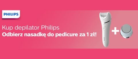 Promocja na depilatory PHILIPS w NEONET