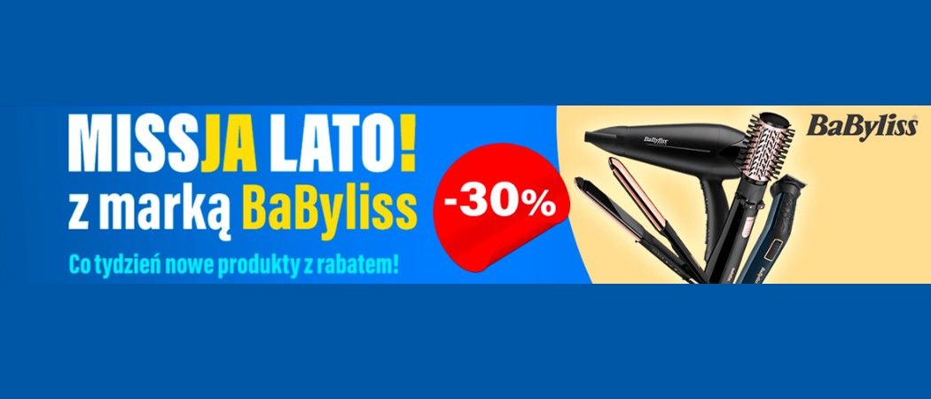 Promocja BABYLISS w RTV EURO AGD - kup taniej wybraną lok&oacute;wkę!