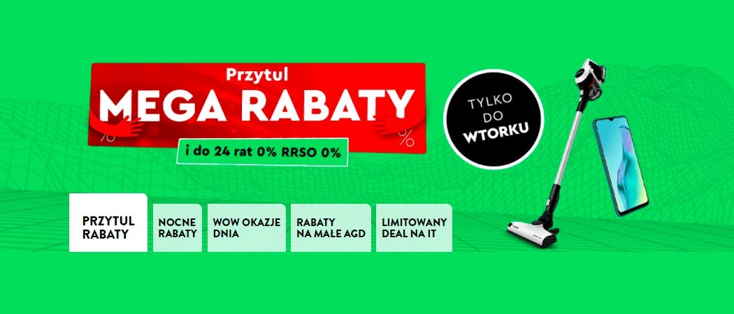 Promocja PRZYTUL MEGA RABATY w Ole Ole - kup jeszcze taniej wybrane AGD!