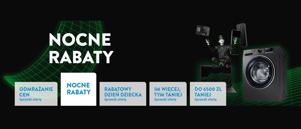 Promocja NOCNE RABATY w Ole Ole - kup jeszcze taniej promocyjne AGD!