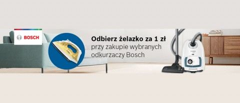 Promocja na odkurzacze BOSCH w RTV EURO AGD