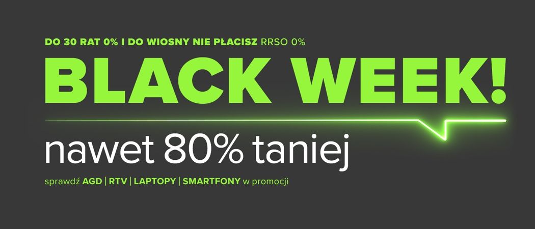 Promocja BLACK WEEK w Neonet - kup wybrane AGD nawet do 80% taniej z kodem rabatowym!