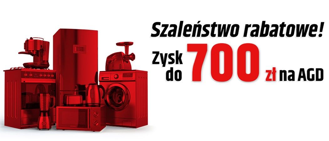 Kup sprzęty AGD nawet do 700 zł taniej w promocji "Szaleństwo rabatowe" w Neo24!