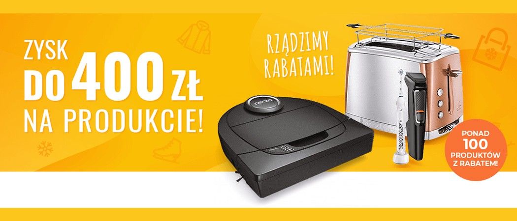 Kup sprzęt z działu małe AGD nawet 400 zł taniej w promocji Neo24!