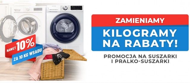 Promocja na pralko-suszarki i suszarki w NEO24