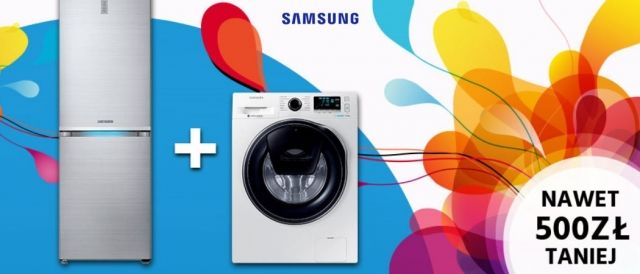 Promocja na pralki i lod&oacute;wki SAMSUNG