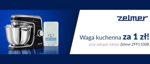 Promocja na roboty kuchenne Zelmer w RTV EURO AGD