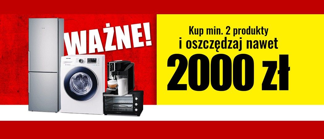 Promocja na AGD w Neo24 - kup minimum 2 sprzęty i odbierz nawet do 2000 zł zniżki!