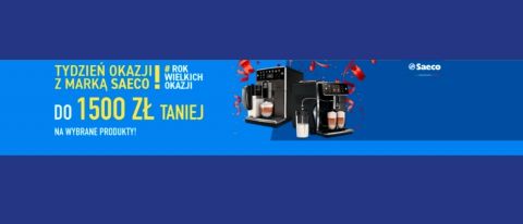 Promocja TYDZIEŃ Z MARKĄ SAECO w RTV EURO AGD