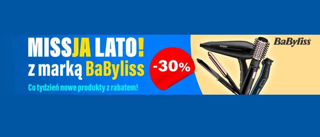 Promocja BABYLISS w RTV EURO AGD - kup taniej wybrany trymer lub maszynkę do strzyżenia!