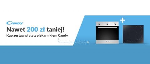 Promocja na zestawy AGD CANDY w RTV EURO AGD
