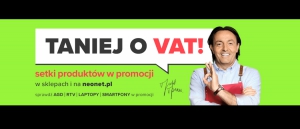 Promocja Taniej o VAT w Neonet
