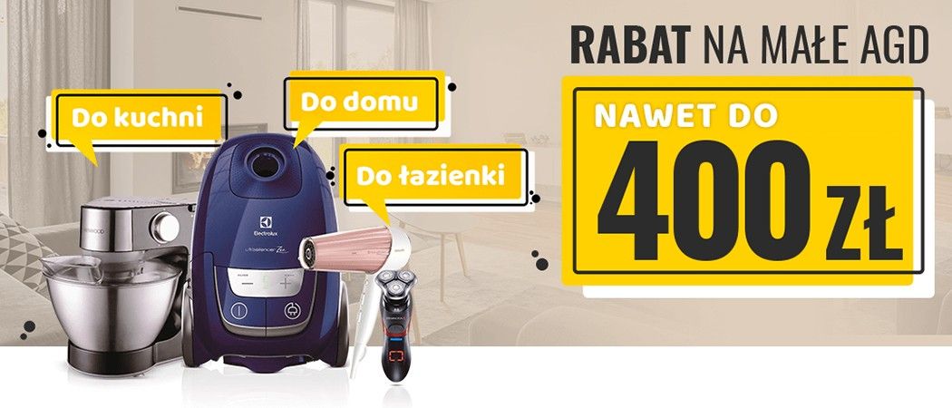Kup wybrany sprzęt małego AGD i zyskaj nawet do 400 zł rabatu w promocji Neo24!