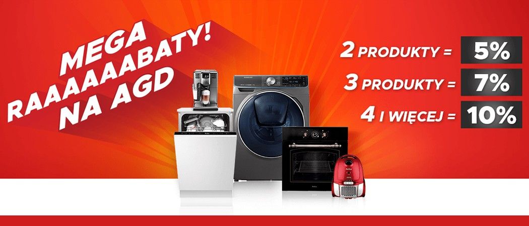 Promocja "Mega rabaty na AGD" w Neo24 - kup wybrane sprzęty z rabatem do 10%!