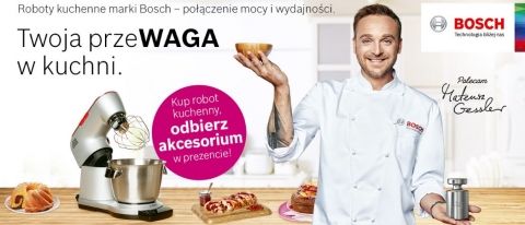 Promocja na roboty kuchenne BOSCH