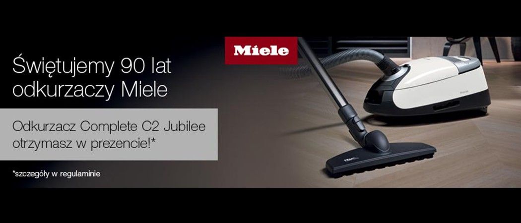 Kup promocyjny sprzęt MIELE i odbierz odkurzacz w prezencie!