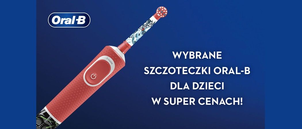 Promocja ORAL-B w Media Expert - kup w super cenie wybraną szczoteczkę elektryczną dla dzieci!