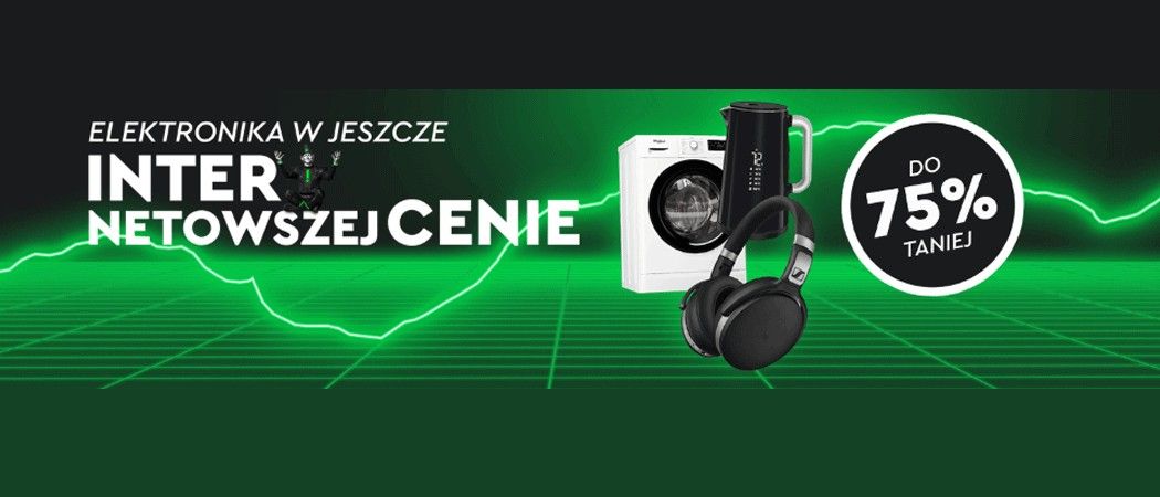 Promocja INTERNETOWA CENA w Ole Ole - kup promocyjne AGD nawet do 75% taniej!