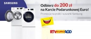 Promocja na pralki i suszarki SAMSUNG